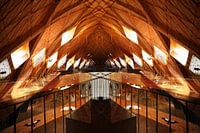 Holzoptik der verschmolzen Struktur