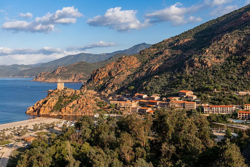 Porto Ota in Corsica, France by Adelheid Smitt