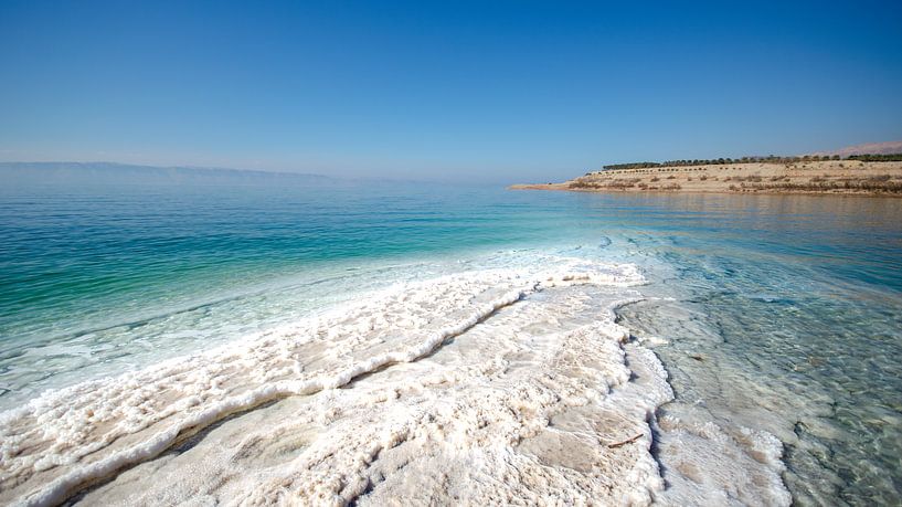 Salzpier im Toten Meer von Bastiaan Buurman