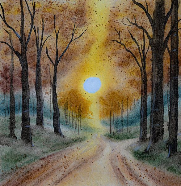 Aquarell Teil 195 von Tania Perneel