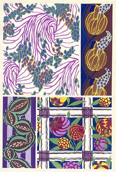 Émile-Allain Séguy - Floréal; neue Designs &amp; Farben von Peter Balan