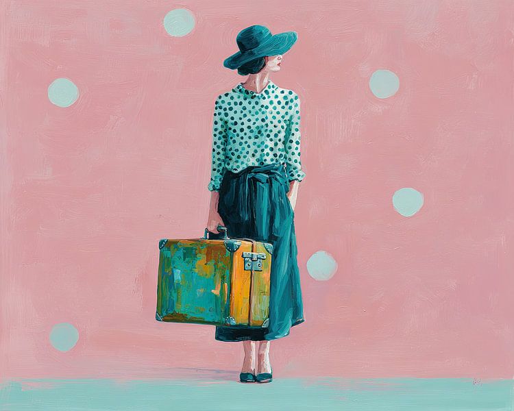 Stylish Traveler by Wonderful Art