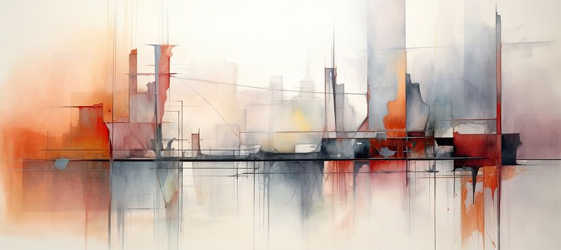 Abstrait à l'aquarelle 26941 par Peinture Abstraite