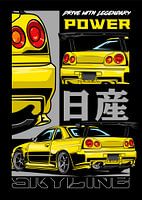 Nissan Skyline GTR R34 JDM Car