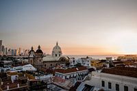 Sunset in Cartagena Colombia
