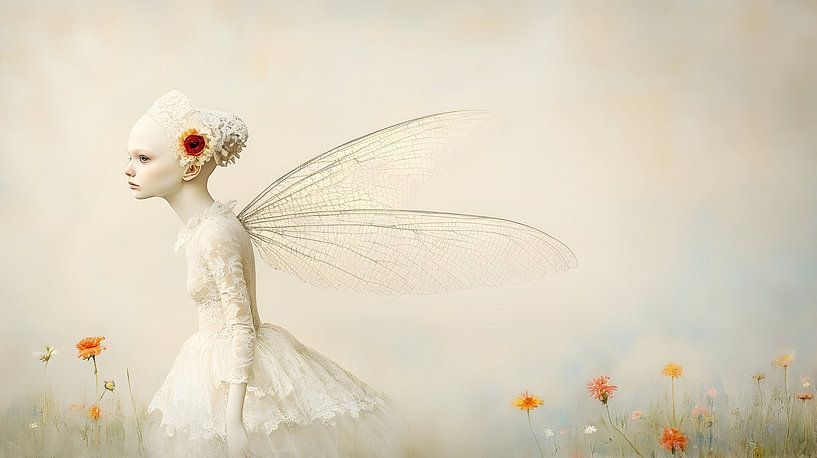 zarte Sommerblumenfee von Heike Hultsch