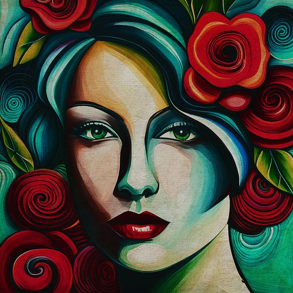 Die Frau deiner Träume ein figuratives Porträt Nr. 21 von Jan Keteleer