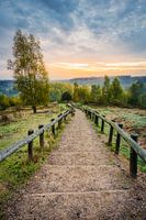 Sunrise at the stairs
