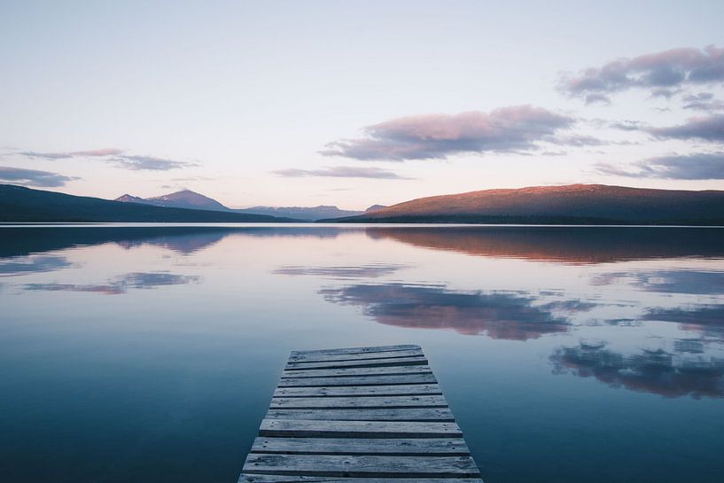 Soleil de minuit en Laponie suédoise par Kimberley Jekel