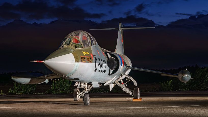 Royal Air Force Lockheed TF-104G Starfighter. by Jaap van den Berg