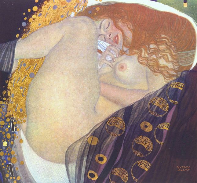 Danae, plate 32, Gustav Klimt by Masterful Masters