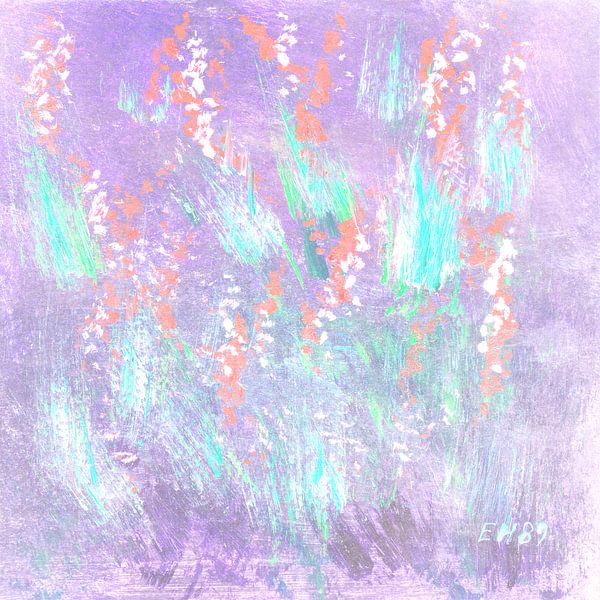 EH PAINTING ART 1989 #0472 Hyacinth-field Softone by Willem Hartgers