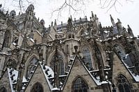 Sankt Johannes in 's-Hertogenbosch im Schnee