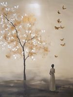 Japandi, Sonnenaufgang am Schmetterlingsbaum