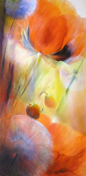 Mohn und Pusteblumen__ von Annette Schmucker