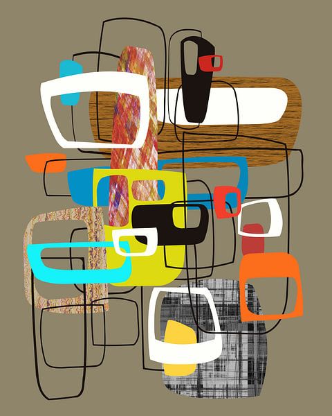 Abstract composition 853 by Angel Estevez