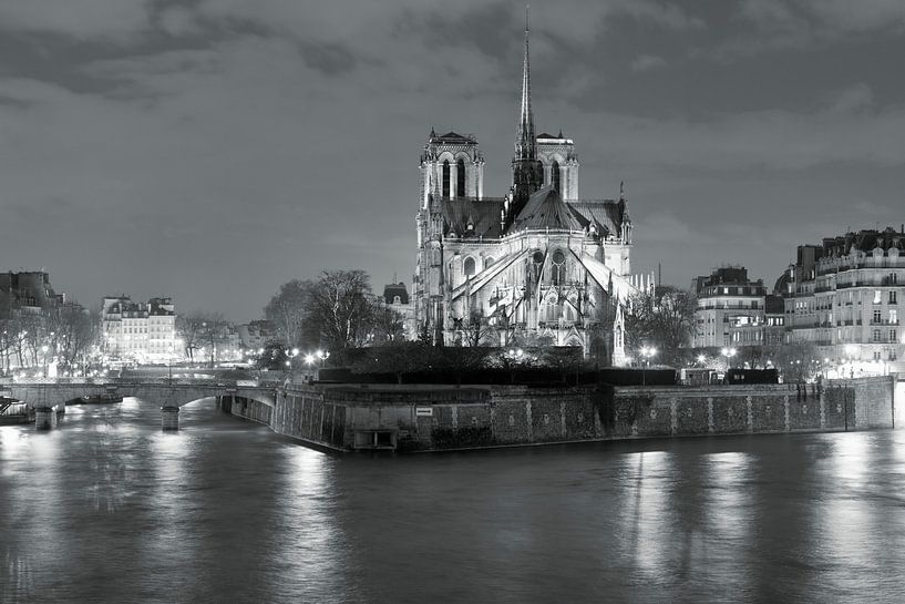 Notre Dame bei Nacht, Paris von Markus Lange