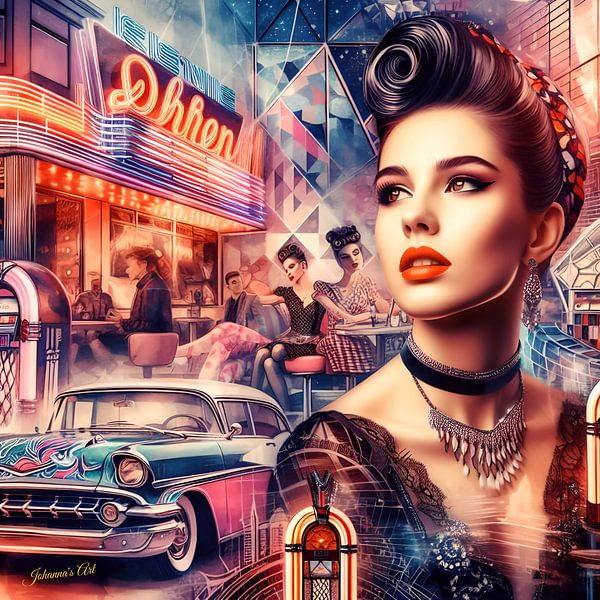 Rock &amp; Roll 18 van Johannas Art Creations