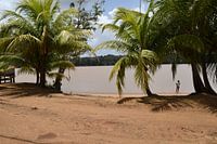 Privé strand Suriname