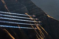 Patrouille Suisse auf der Axalp Fliegerschiessen Airshow in der Schweiz