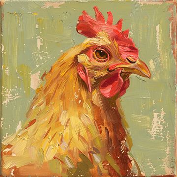 Chicken - Chickens - Rooster by Poster Art Shop