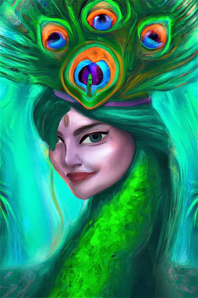 Pfauenschönheit von Maud De Vries