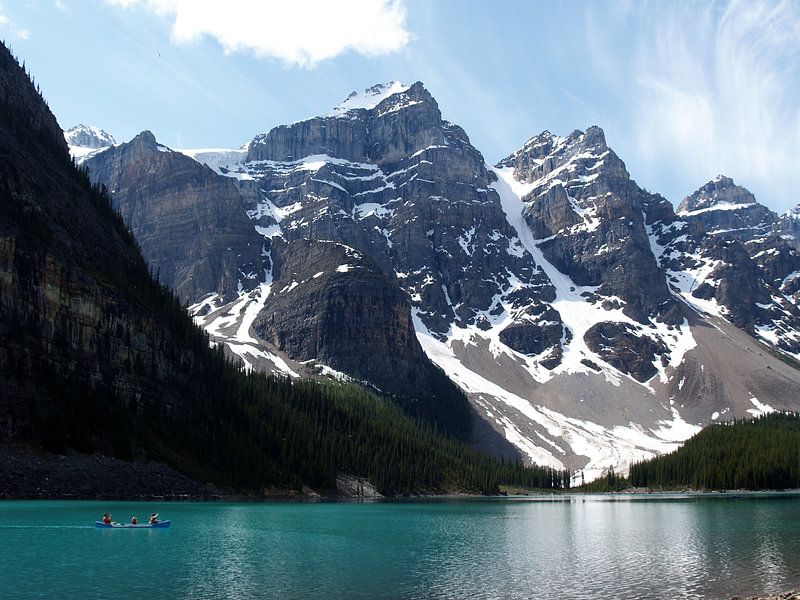 Moraine Lake - Alberta Canada  by Tonny Swinkels