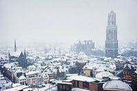 Der Utrechter Dom im Schnee