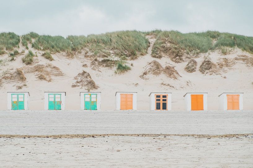 Strandhäuschen auf Texel | Reisfotografie von Marjolijn Maljaars