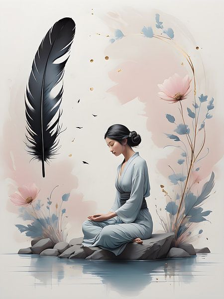 Inner peace in a world of simplicity and balance by Bart Veeken