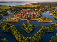 Naarden Vesting vanuit de lucht