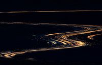 Piste d'accélération en or