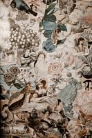 Italienischer Kiosk alte Druckausschnitte