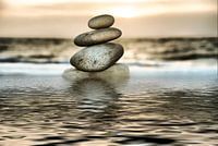 Tour de pierre sur la plage