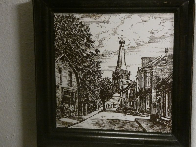 Een schilderij van de Barneveldse Toren by Veluws