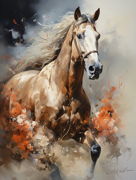 Cheval &amp; ; Fleur_1 par Bianca Bakkenist