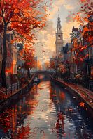 Peinture de Groningue | Peinture de Groningue | Peinture orange