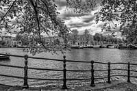 Die Eremitage in Amsterdam (schwarz-weiß)