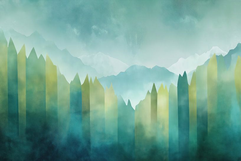 Abstract landscape by Bert Nijholt