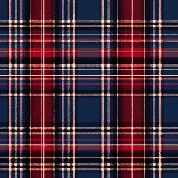 Plaid Vintage # XIII par Whale & Sons