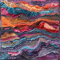 Art textile abstrait