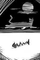 Chat au clair de lune