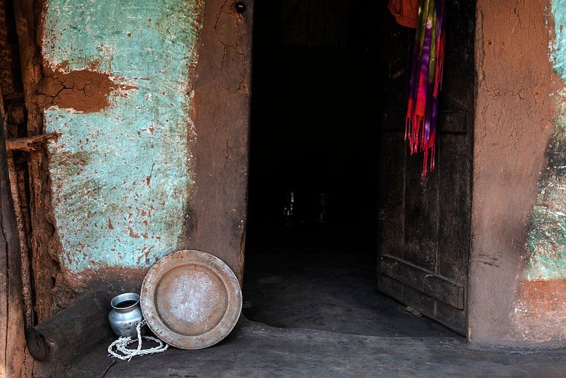 Wall in mint and brown tones by Affect Fotografie