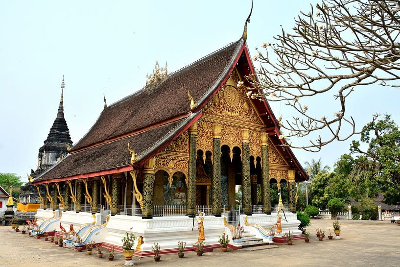 Vat That, a golden jewel in the heart of Luang Prabang by Frank Photos