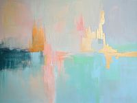 Gelassene Reflexionen in Pastell