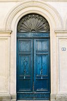 Vieille porte bleue vintage à Lucca | Italie | Architecture | Photographie de voyage
