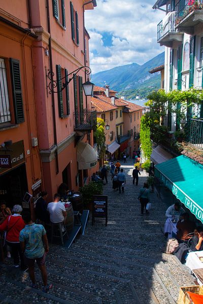 Die Straßen von Bellagio, Italien von Nynke Altenburg