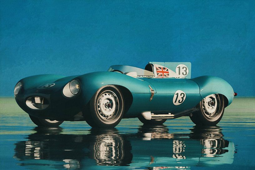 Jaguar D-Type From 1956 by Jan Keteleer