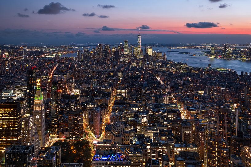 Stadtübersicht auf New York von Kurt Krause