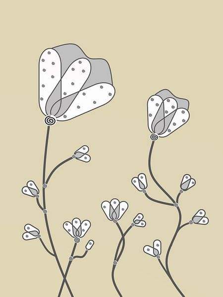 Digital flowers by Iwona Sdunek alias ANOWI